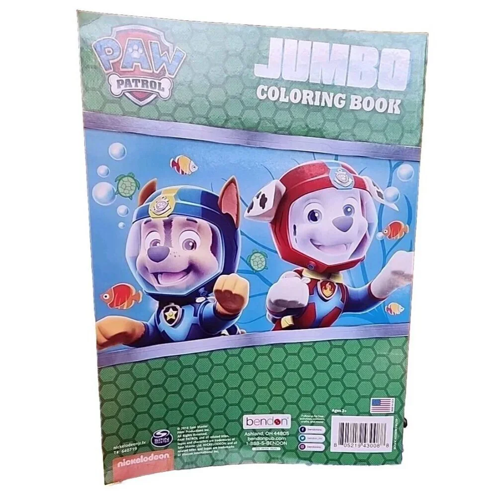 Nickelodeon Paw Patrol Kids Coloring & Activity Book - 'Doggie Divers' - 80 Page